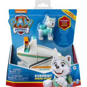 PAW Patrol - Everest's Sneeuwschuiver - speelgoedauto met speelfiguur - 71% gerecycled plastic - duurzaam speelgoed