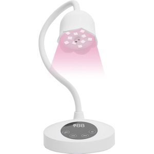 Oplaadbare UV-nagellamp met automatische sensor - LED gelnagellampen - Draadloze 10W nageldroger - 4 timers - Snelle nageluithardende lampen
