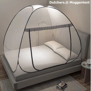 Dutchers.® Muggentent - Klamboe - Klamboe Tent - Bedtent - Bedtent Klamboe - Muggennet - Muskietennet - Muskietennet 2 persoons - Anti Muggen - Muggengaas - Reisklamboe - Opvouwbaar & Gemakkelijk mee te nemen - 180 x 200cm - Klamboe 2 persoons -