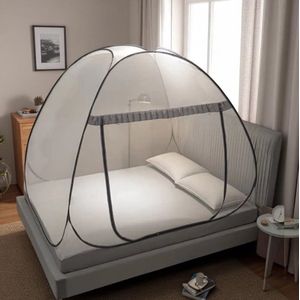 Dutchers.® Muggentent - 2 Persoons - Klamboe - Klamboe Tent - Bedtent - Bedtent Klamboe - Muggennet - Muskietennet - Muskietennet - Anti Muggen - Muggengaas - Reisklamboe - Opvouwbaar & Gemakkelijk mee te nemen - 180 x 200cm - Klamboe 2 persoons