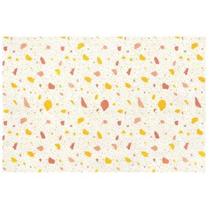 OZAIA Tapijt van vinyl met terrazzo-effect - 120 x 180 cm - Meerdere kleuren - STONYA L 180 cm x H 1.5 cm x D 120 cm