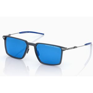 Zonnebril Porsche Design P8986 -55D264 55-20-145- zwart/zilver/blauw