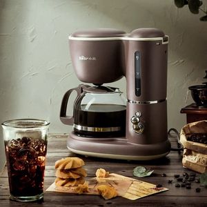Koffiezetapparaat - Boar - Amerikaans Koffiezetapparaat - Koffiepot - Filter - Thee - Huishoudelijk - Kantoor - 600ML - 22cm x 15cm x 30cm - Bruin
