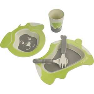 Kushies - Kinderservies - Babyservies - 5 delig - Eco - Duurzaam - Hond