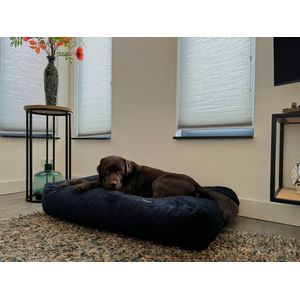 Dog's Companion Hondenkussen / Hondenbed - XS - 55 x 45 cm - Donkerblauw Double Ribcord