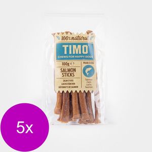 Timo Sticks 100 g - Hondensnacks - 5 x Zalm