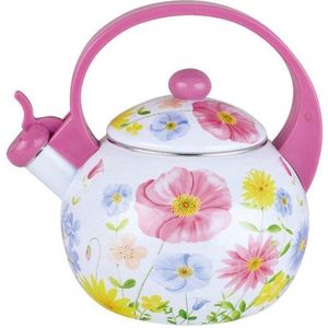 Top Choice - fluitketel - Emaille lilla- 2 liter