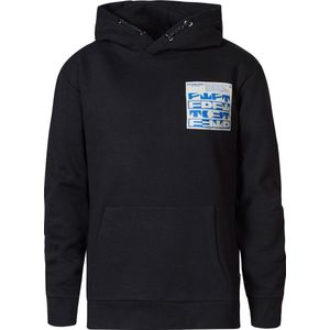 Petrol Industries - Jongens Backprint Hoodie Kachemak - Zwart - Maat 164