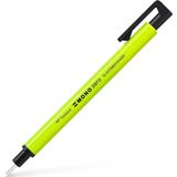 Tombow gumvulpotlood - rond maat 2,3mm - neon geel - gum