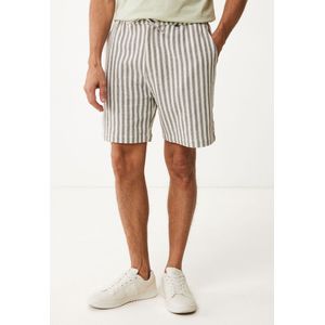 Mexx Short Striped Herb Green Heren - Maat L
