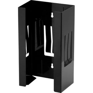 Magnetische handschoen/tissue-dispenser, capaciteit van 2,5 kg, zwarte handschoendispenser, wandmontage, magnetische handschoenhouder
