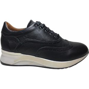 Manlisa oxford vetersneakers W232-2141 zwart mt 36