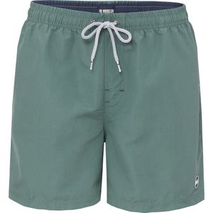 Happy Shorts Heren Zwemshort Effen Kaki Groen - Maat S - Zwembroek