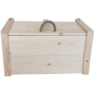 Wood4you - Speelgoedkist - Army hout 90Lx50Dx50H cm