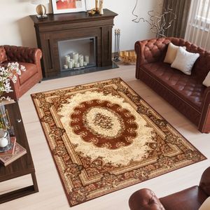 Tapiso Yesemek Vloerkleed Creme Perzisch Oriental Tapijt Maat- 250x300