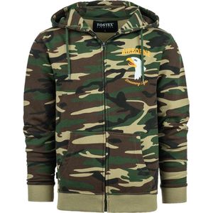 Fostex Hoodie met rits 101st Airborne Eagle camo