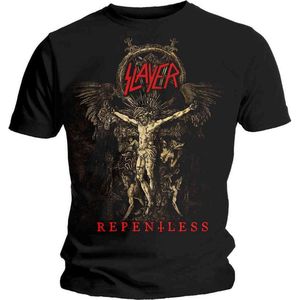 Slayer - Cruciform Skeletal heren unisex T-shirt zwart - XL