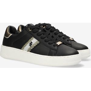 Mexx Sneaker Nura - Dames - Zwart/ Goud - Maat 40