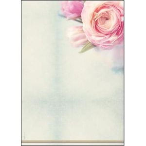 Designpapier Sigel A4 90grs - Rose Garden pak 50 vel