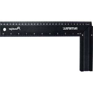 Prestige Proef - Vierkant Zwart Aluminium 300mm - Meerkleurig 1