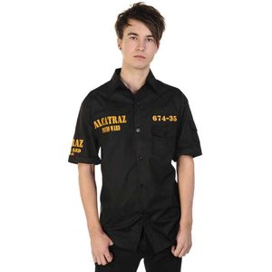 Banned - ALCATRAZ Overhemd - 2XL - Zwart