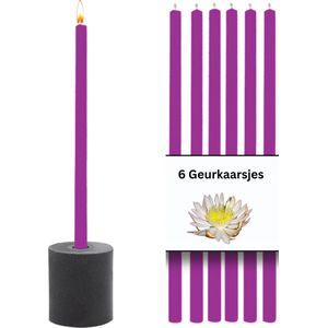 Scentchips Cactusbloem Dunne Geurkaarsen - Geurkaars - Geurkaarsen Geschenkset - Geur Kaars - Geurstokjes - 12 Branduren - 6 Stuks