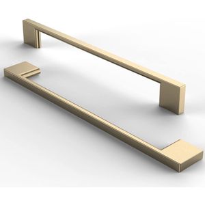 Ibenzoa® Stijlvolle Gouden Meubelgrepen voor Kast en Keuken, 192 mm Gatafstand, Set van 5 Stuks