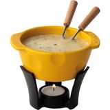Boska Fondueset Mini Cheesy - Voor kaasfondue en saus - 300 ml - Vaatwasserbestendige fonduepan