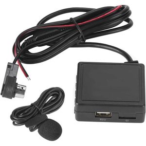 Bluetooth Aux Adapter USB Muziek Ontvanger Kabel 35 mm Plug - Auto - Geschikt voor Alpine JVC Unilink apparaten .