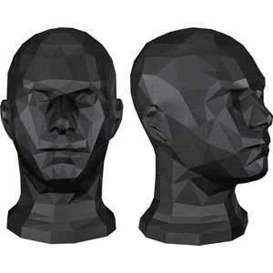 Mannequin Hoofd voor Accessoires - Decoratieve Display voor Helmen, Mutsen, Brillen en Pruiken
