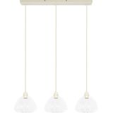 Light & Living - Hanglamp BISHO - 94x26x19cm - Wit