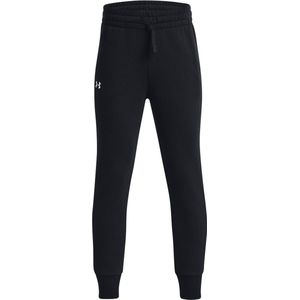 Under Armour UA Rival Fleece Joggers Meisjes Sportbroek - Zwart - Maat YXL