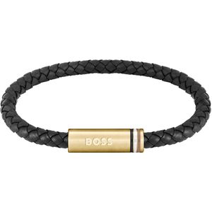 BOSS HBJ1580624 ARES SINGLE Heren Armband - Gevlochten armband