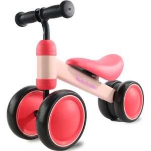 LifeGoods TurboToddler Loopfiets - Speelgoed Vanaf 1 jaar - Jongens en Meisjes - Kinderstep - Roze