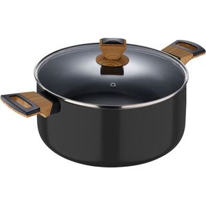 Kookpot Bergner Earth Ø 28 cm Zwart 6 L