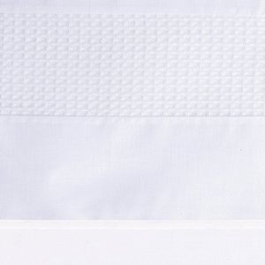 BINK Bedding Ledikantlaken Wafel (Pique) wit 100 x 150 cm