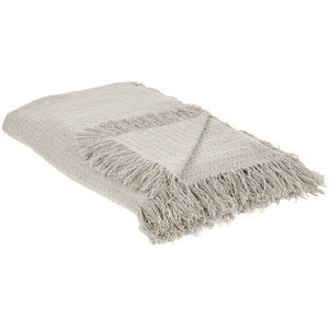YERBENT - Bedsprei - Lichtgrijs - 220 x 240 cm - Katoen