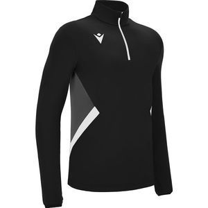 Macron Victory Piave Ziptop Heren - Zwart / Wit | Maat: XXL