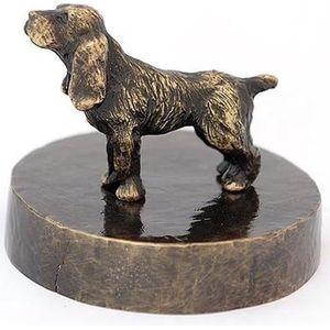 Engelse Cocker Spaniël - Verbronsd Honden Asbeeld Dieren Urn Voor Uw Geliefde Hond