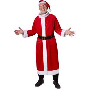 dressforfun - Mantel kerstman klassiek XL - verkleedkleding kostuum halloween verkleden feestkleding carnavalskleding carnaval feestkledij partykleding - 303466