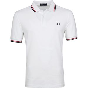 Fred Perry Polo M3600 Wit - Maat M - Heren