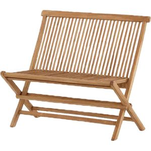 Nest outdoor Joan houten tuinbank naturel - 100 x 62 cm