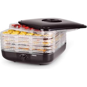 Princess 112380 Voedseldroger - 6 Lagen - Regelbare temperatuur - Dehydrator - Droogoven - Fruitdroger - 350W