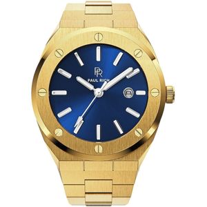 Paul Rich Signature Royal touch Staal PR68GBS horloge 45 mm