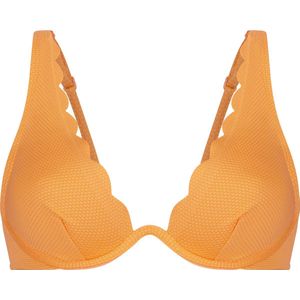 Hunkemoller Scallop unpadded bikinitopje Dames Bikinitopje - Maat E75