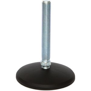M10x90 verzinkte stelvoet 50mm kunststof voet 470kg - Set van 42