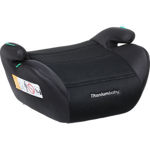 Titaniumbaby booster Finn I-size 125 - 150 cm zwart