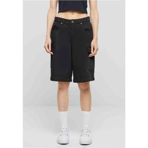 Urban Classics - Cotton Bermuda Cargo Korte broek - Taille, 29 inch - Zwart