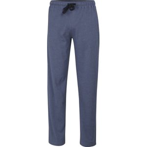 Ceceba heren pyjama- of loungebroek - donkerblauw melange - Maat: 4XL