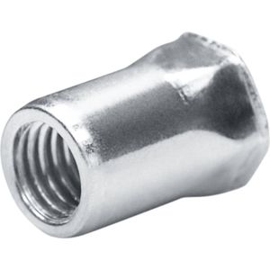 GOEBEL® - 250 x Blindklinkmoeren M 6 - Staal [ AISI 1008 ] Verzinkt (Ø x L) 9,0 mm x 16,0 mm - Klein verzonken kop Deelszeskant schacht - Schacht einde Open - GO-NUT - 7550602200 - Linkmoeren - Klinkmoeren - Blindmoeren